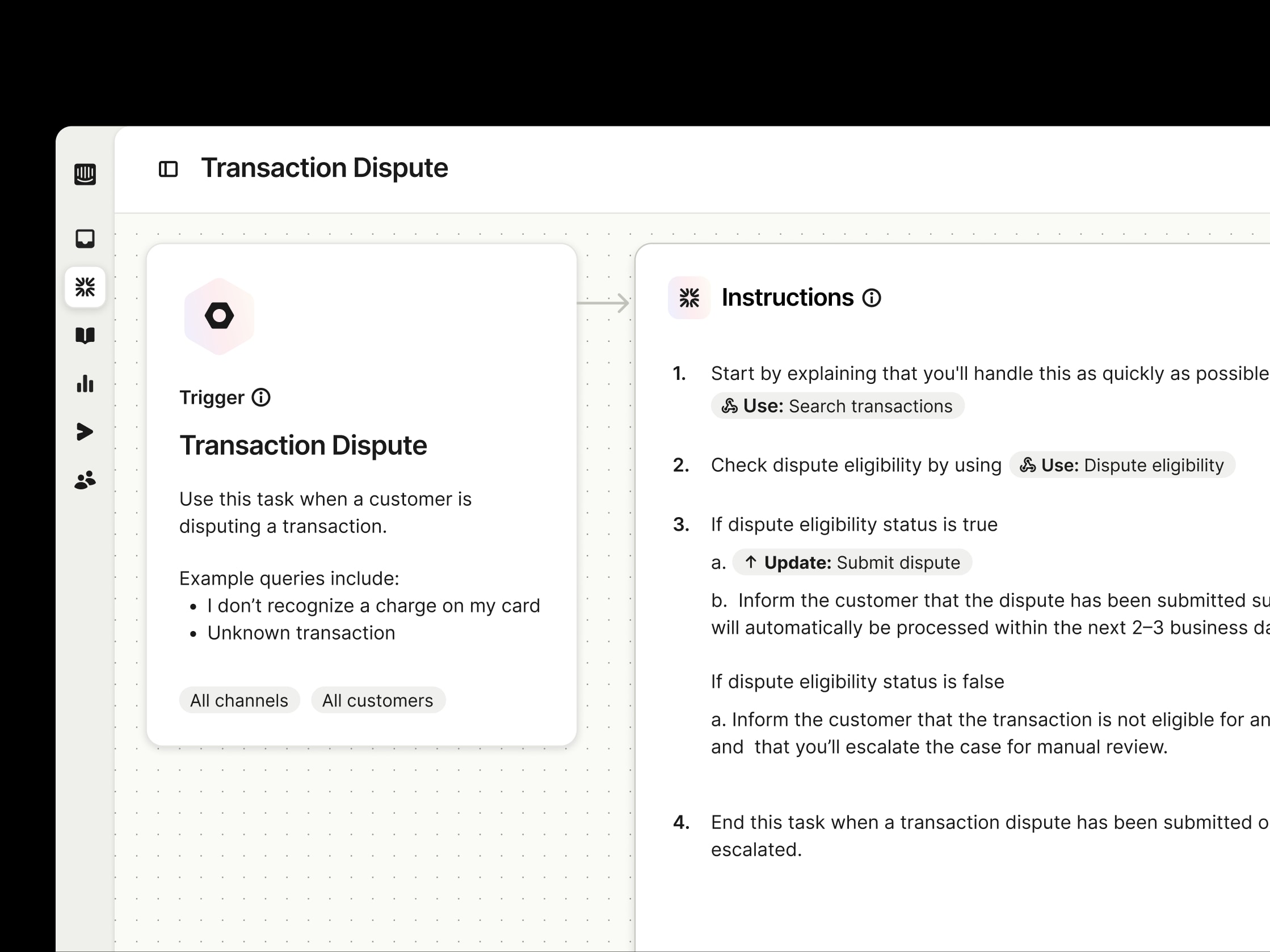 Tasks resolve complex queries with precision