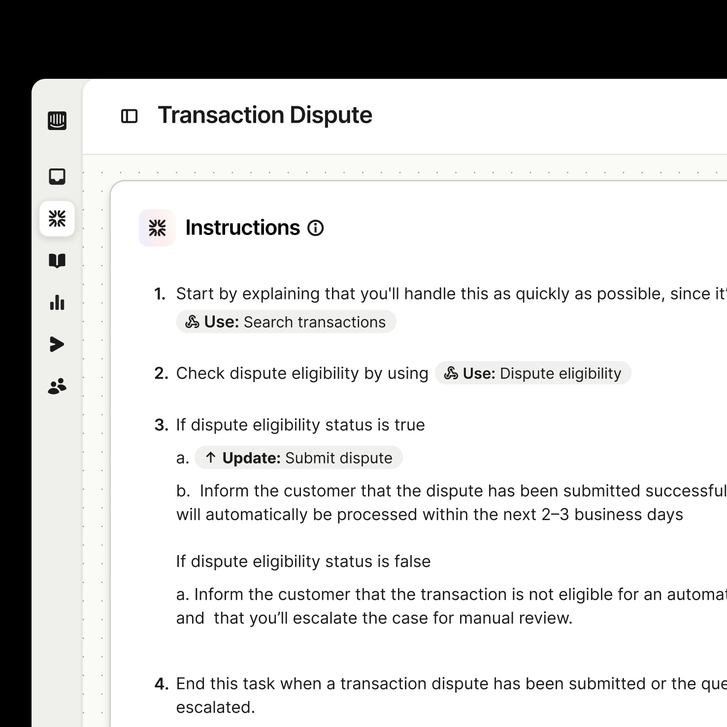 Tasks resolve complex queries with precision