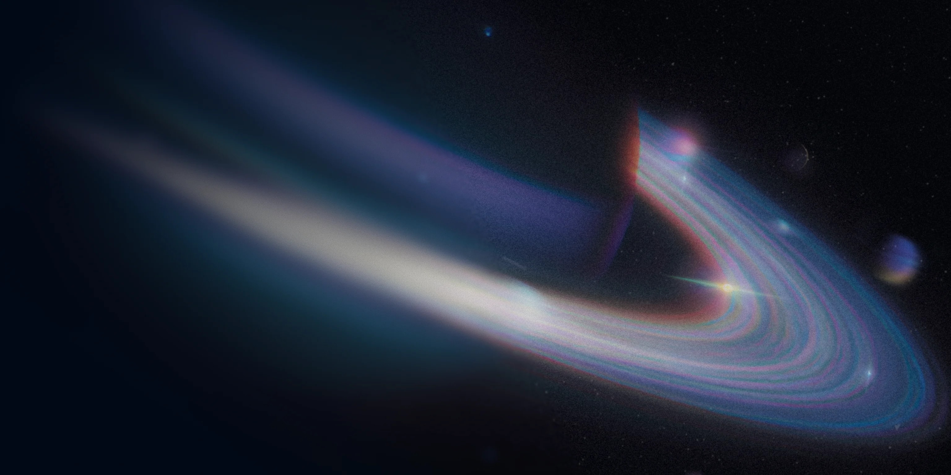 A decorative background depicting a gradient of colors