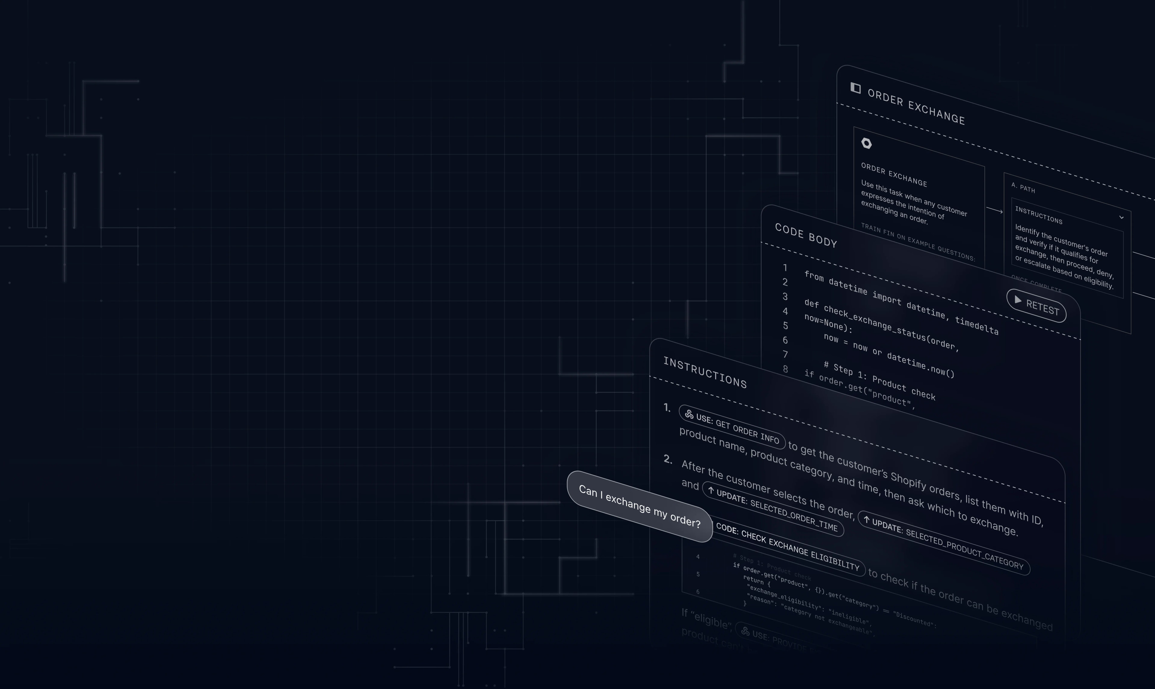 A UI depicting the Complex Queries product