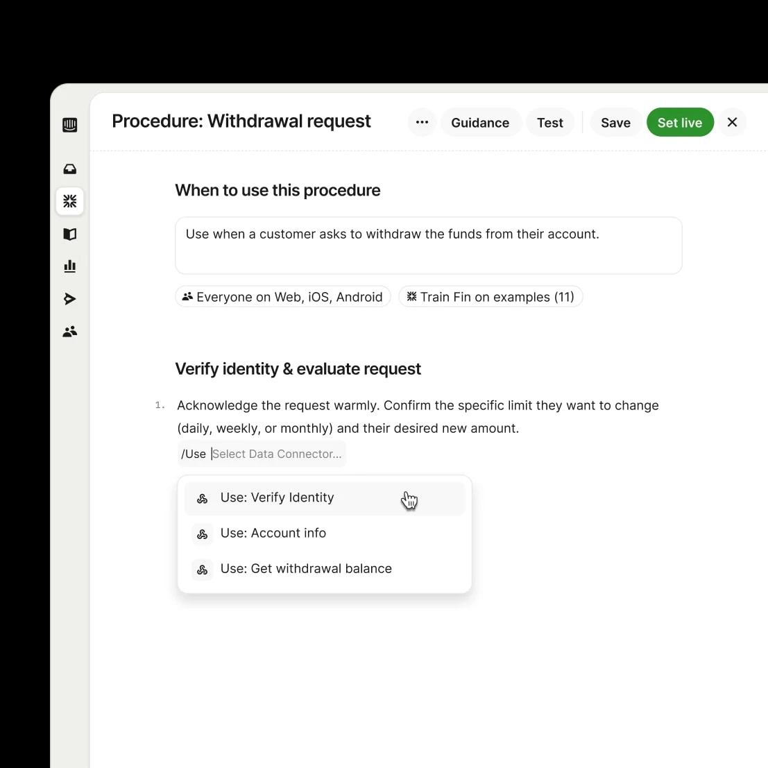 Fin handling complex queries with Procedures