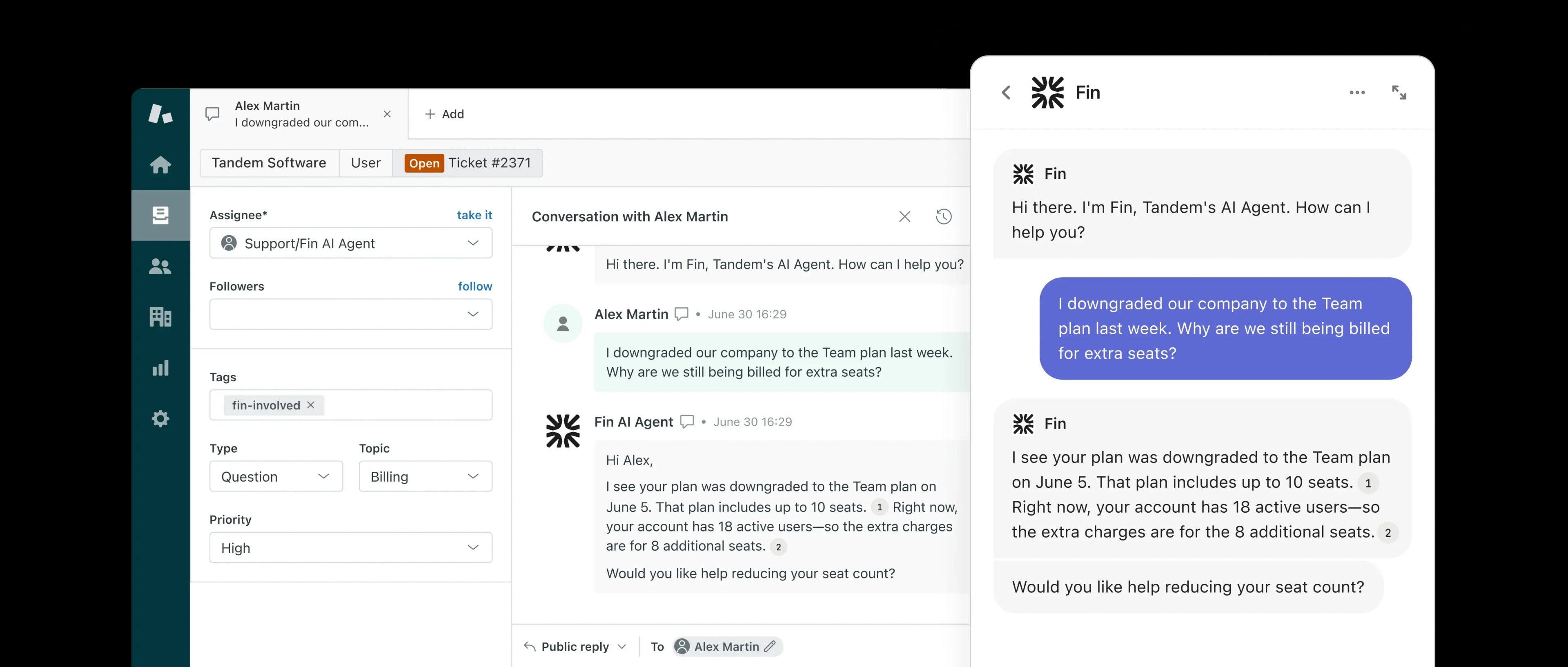 Connects via API