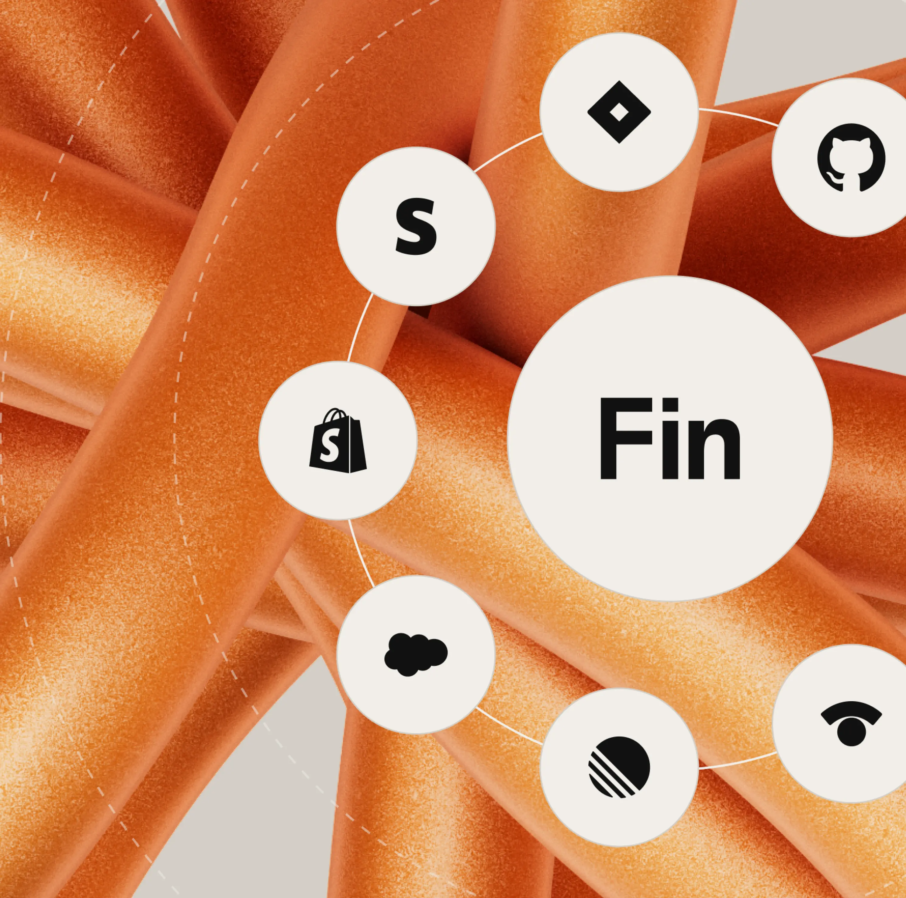 Fin connected to your business tools and support channels