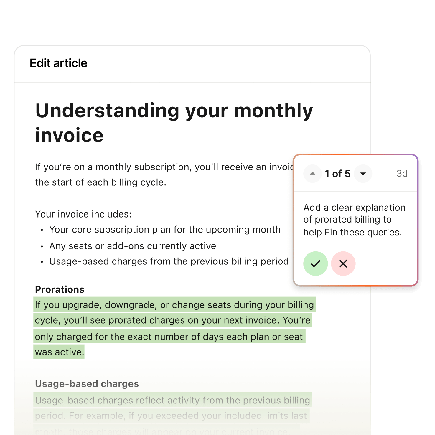 Recommendations overview showing prioritized improvement suggestions