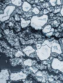 An image depicting the feeling of ice.