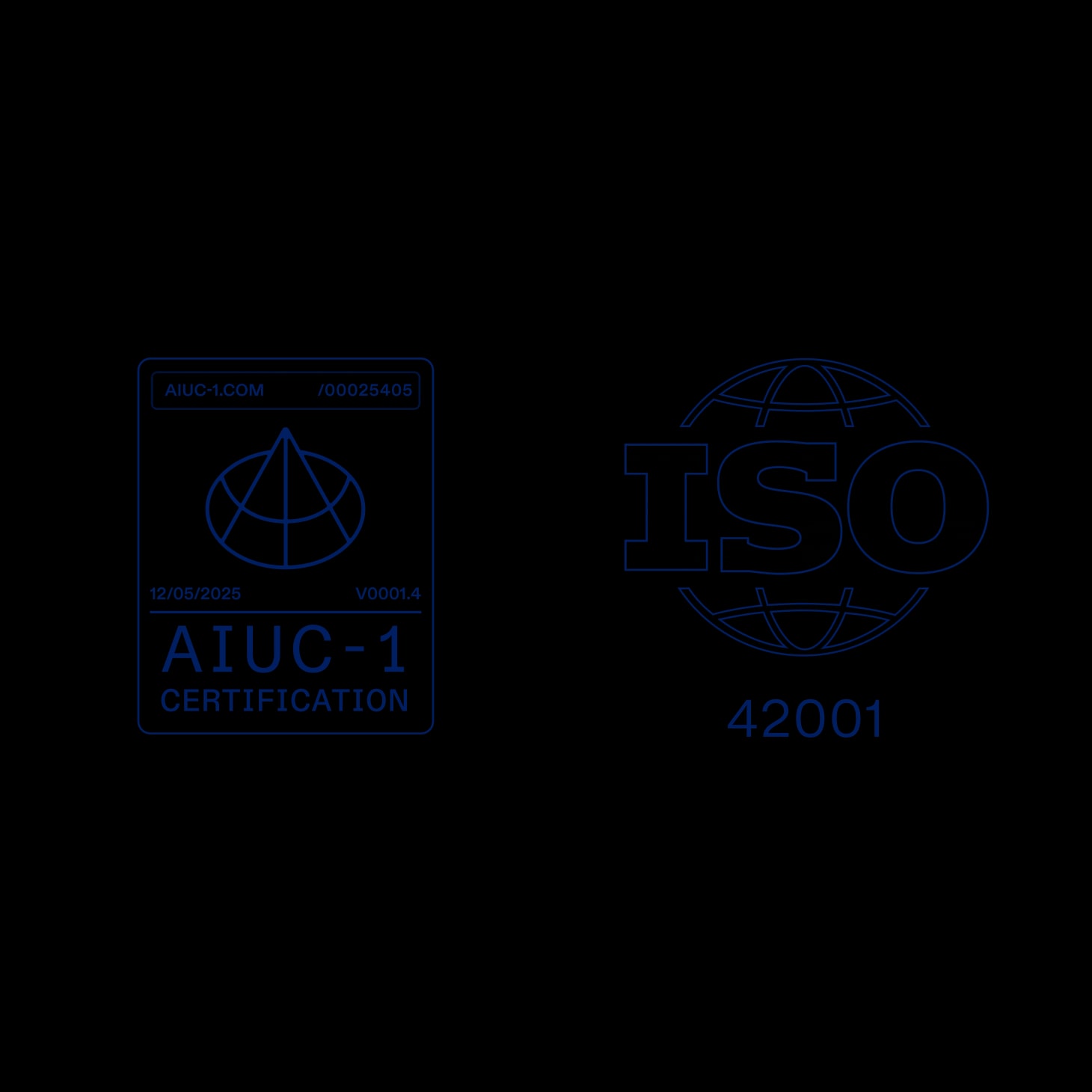 Visualization of transparent AI governance with auditable decisions