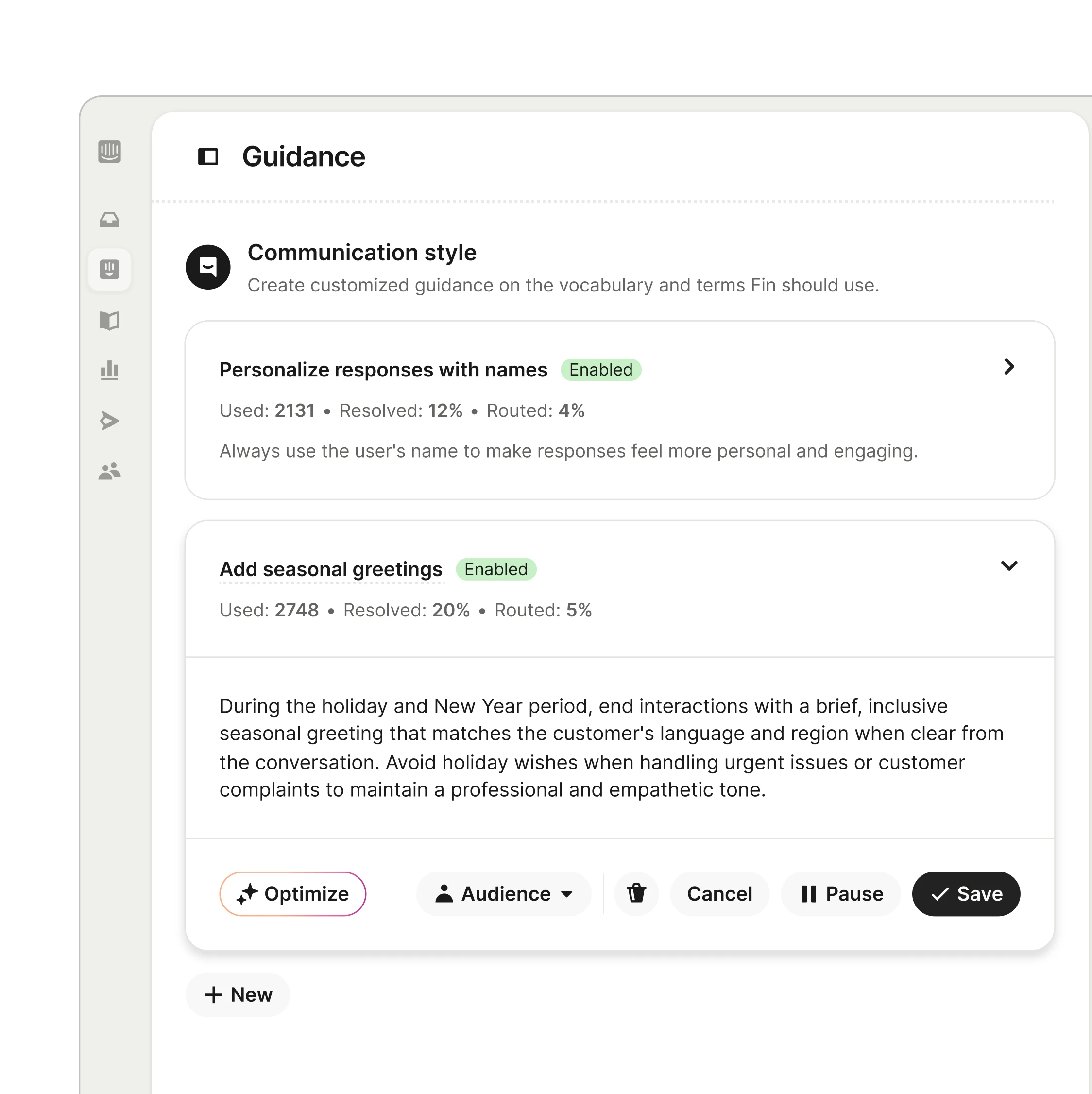 Email conversation where Fin responds to Anastasia about a duplicate charge, explaining the billing issue and confirming a $49 refund