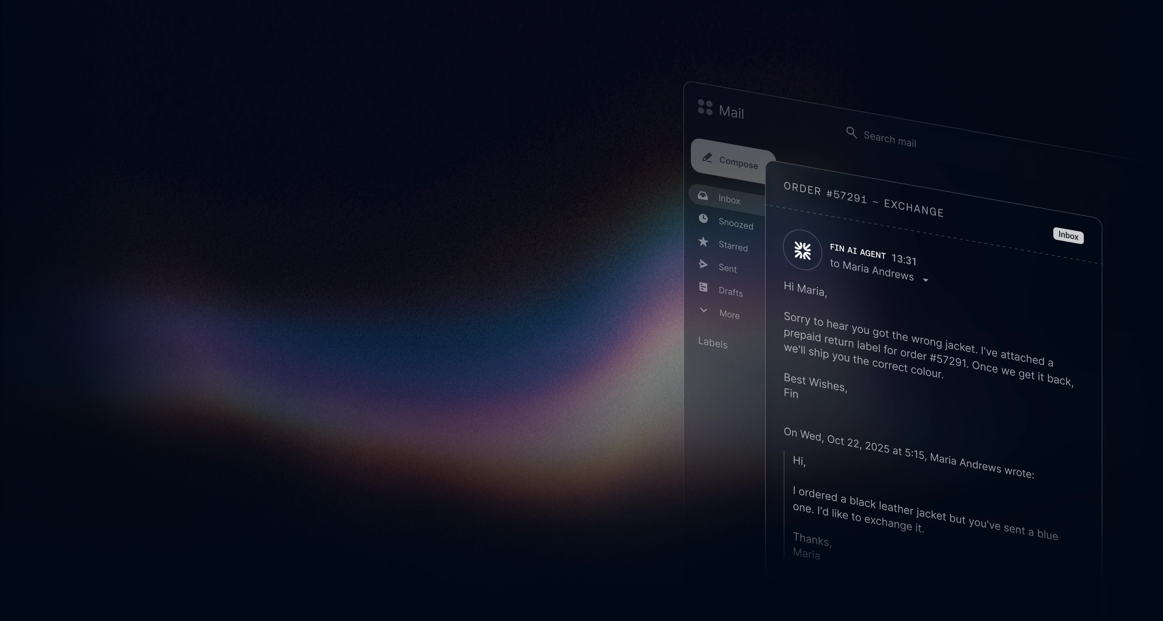 Fin for email hero image