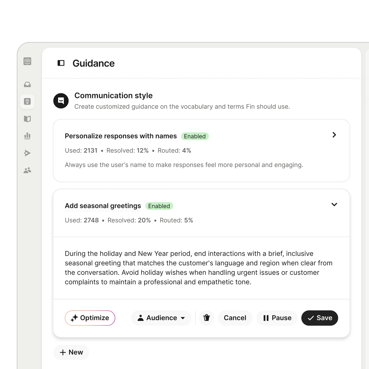 Email conversation where Fin responds to Anastasia about a duplicate charge, explaining the billing issue and confirming a $49 refund