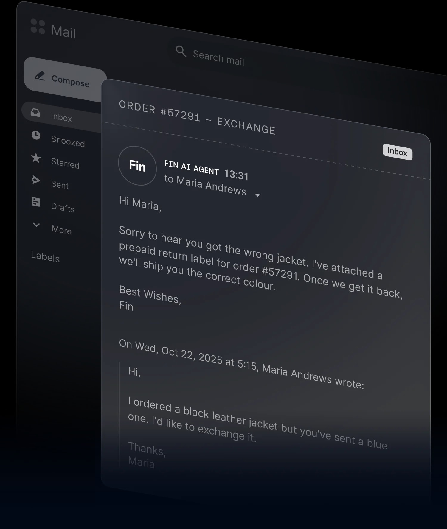 Fin for email hero image