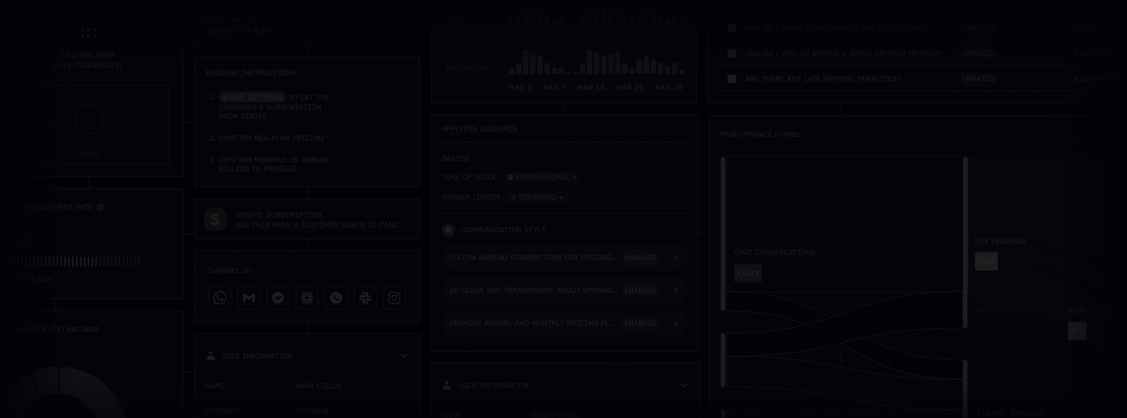 Financial services hero background