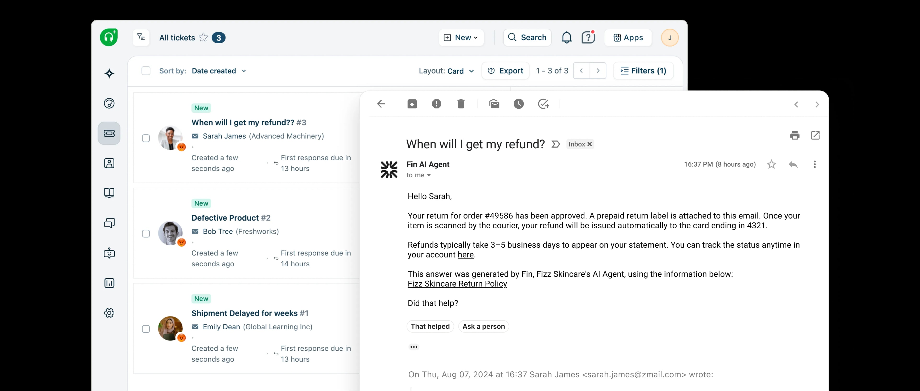 Fin for Freshdesk