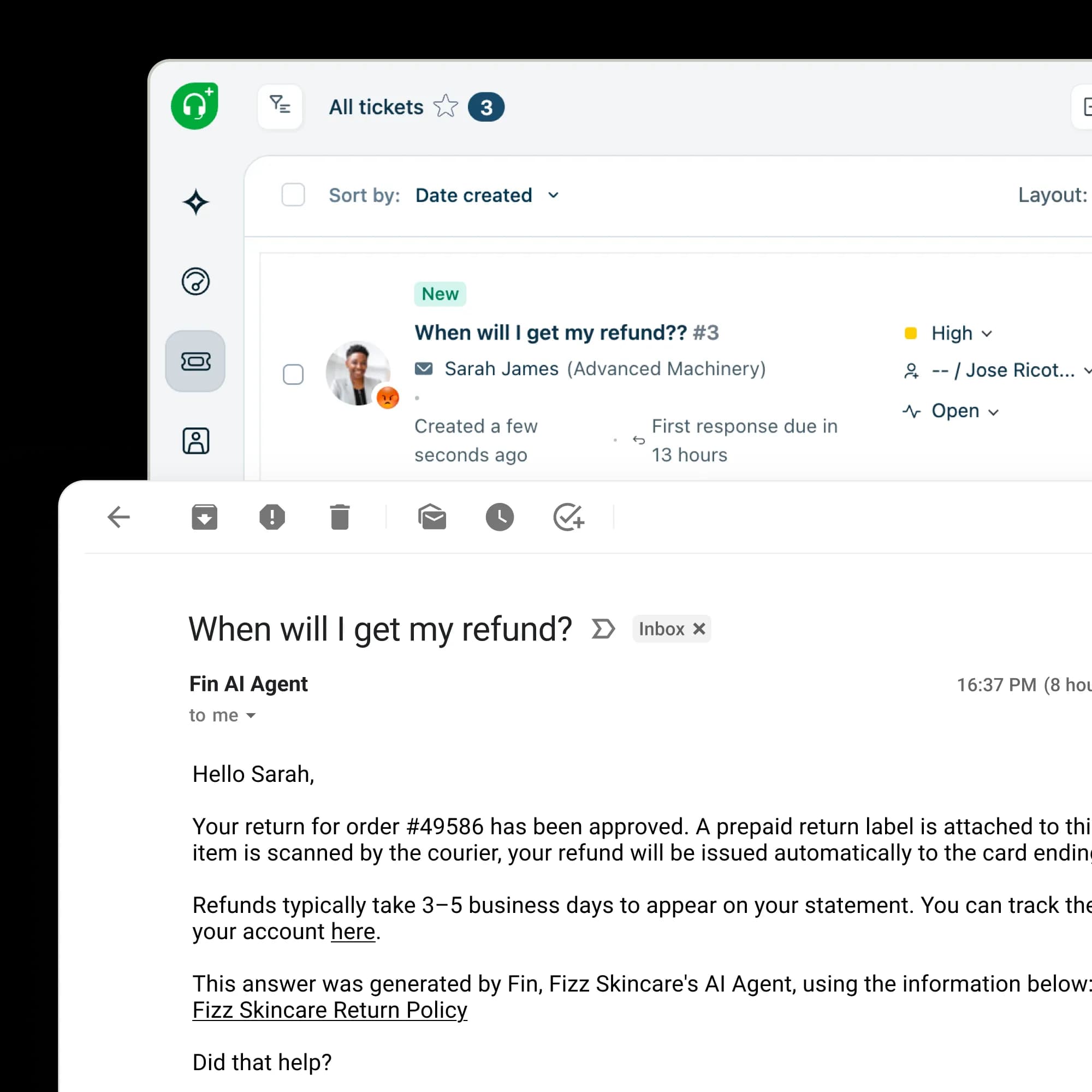 Fin for Freshdesk customer experience
