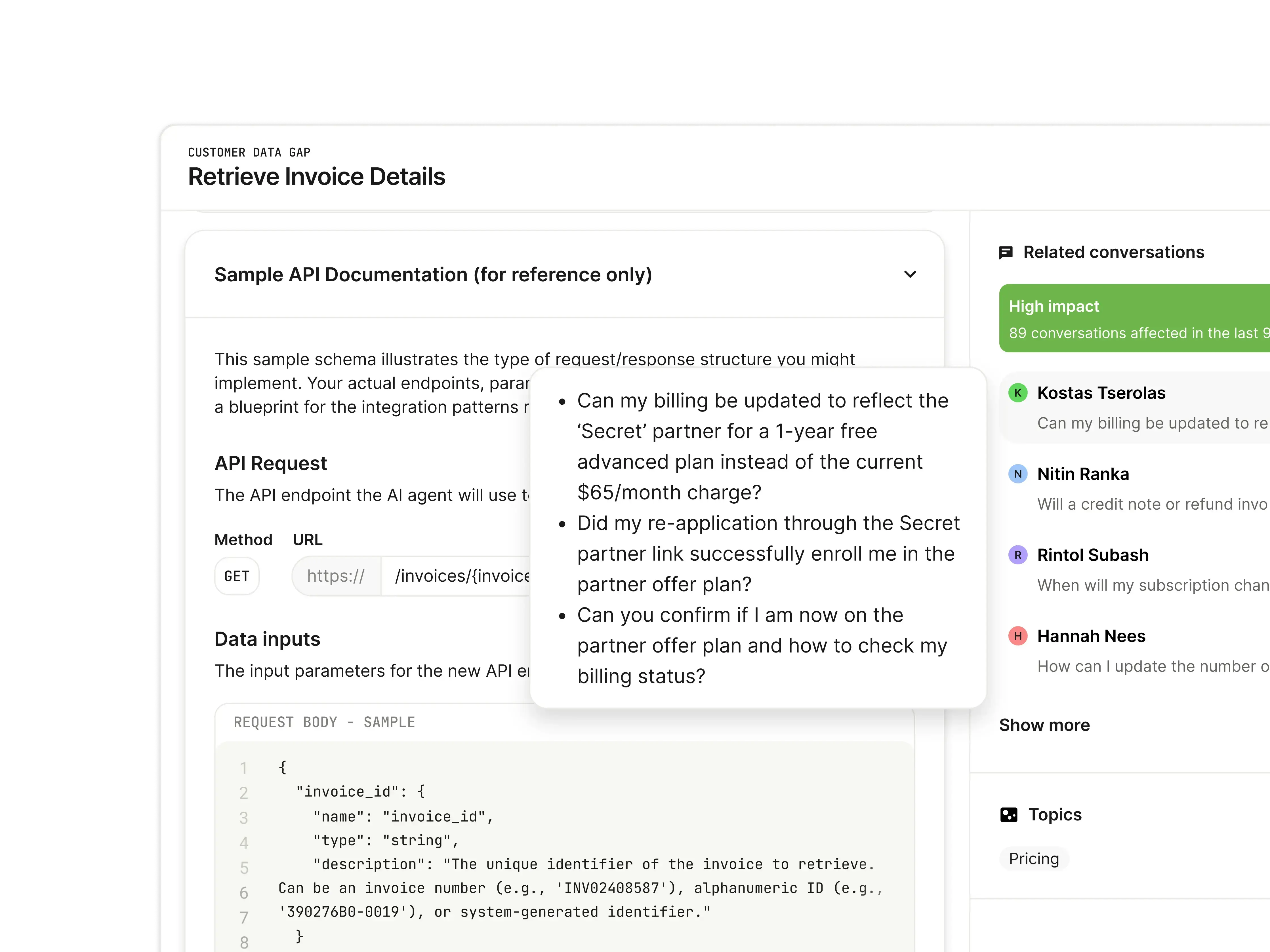 Optimize Dashboard AI Powered Suggestions