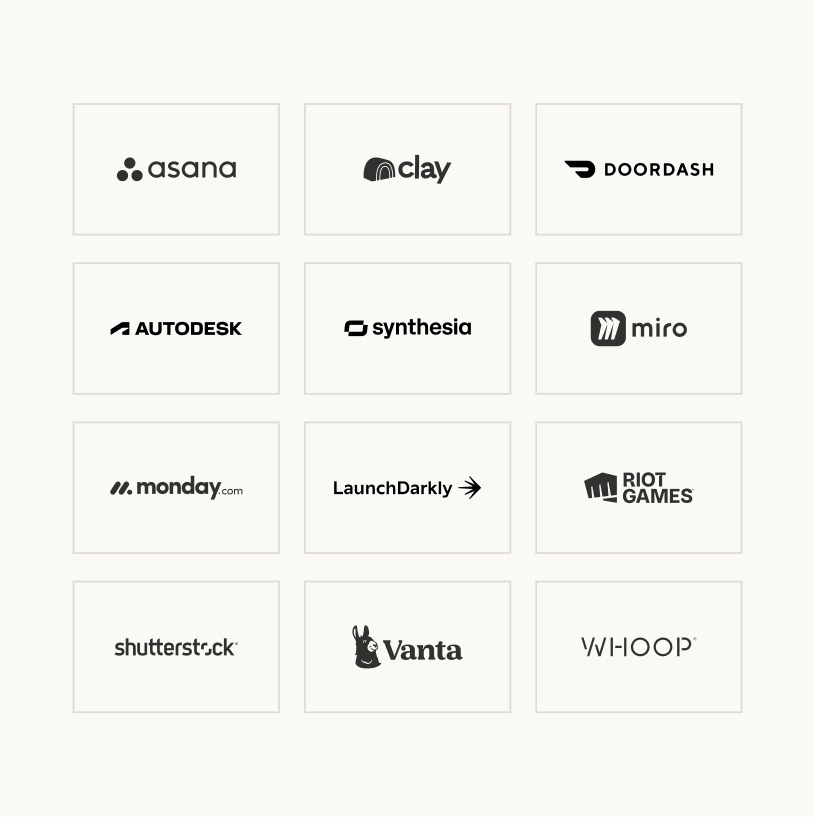 Proven at scale — company logos