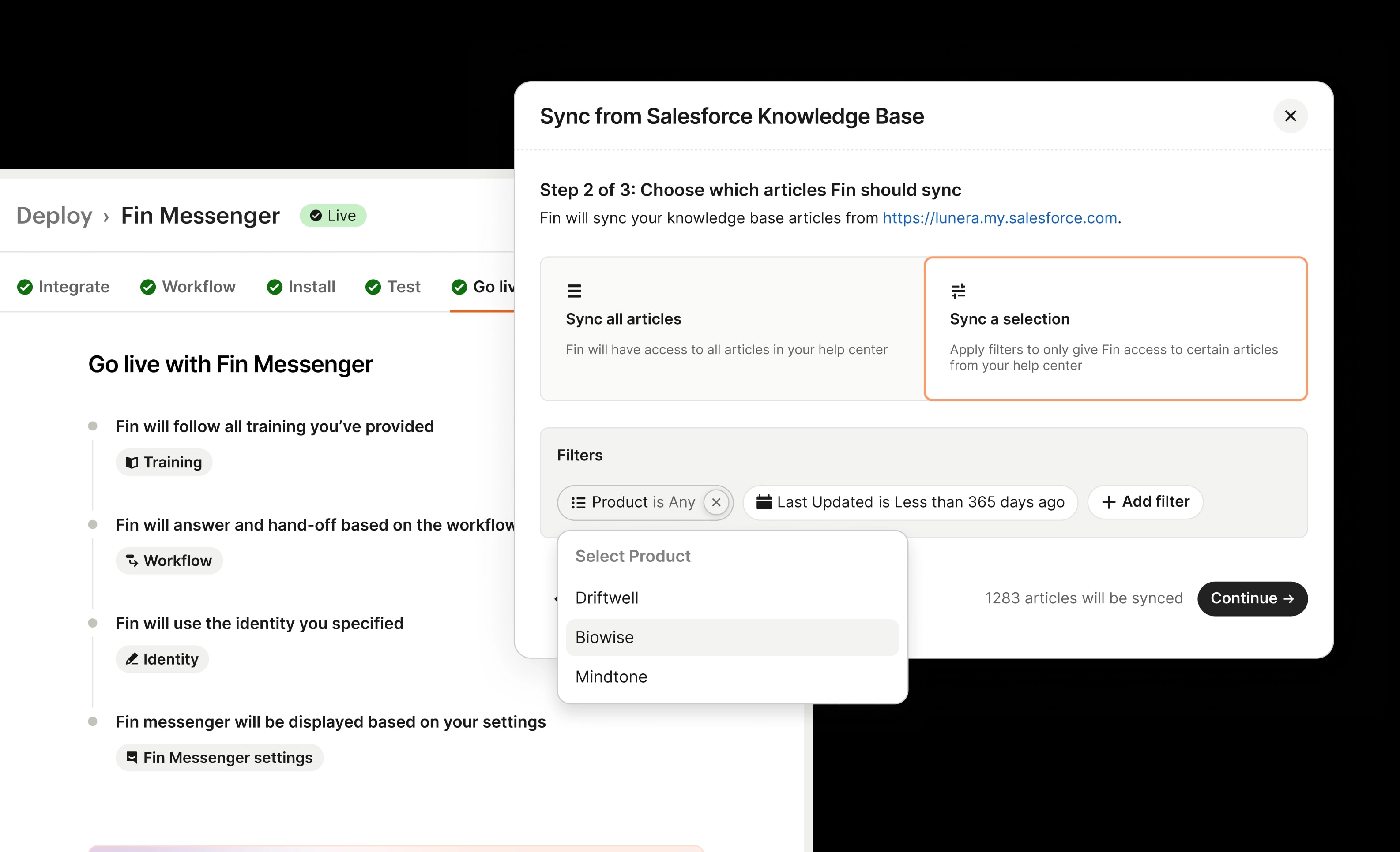 Connects directly to Salesforce—no migration required