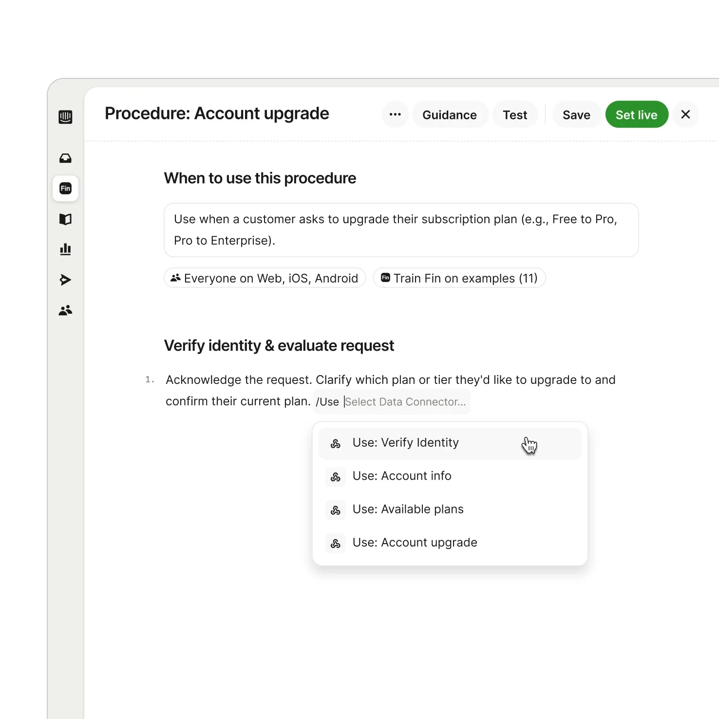 Train, Test, Deploy, Analyze workflow