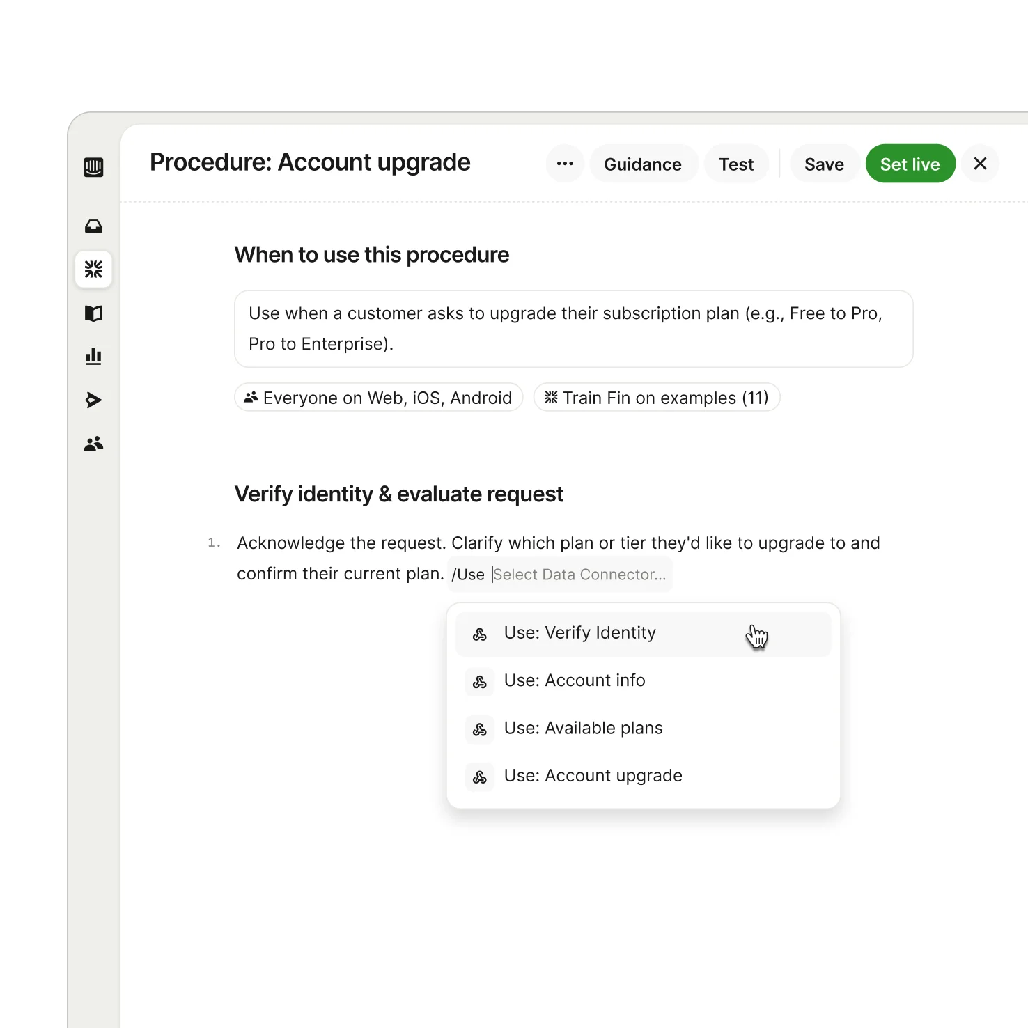 Train, Test, Deploy, Analyze workflow