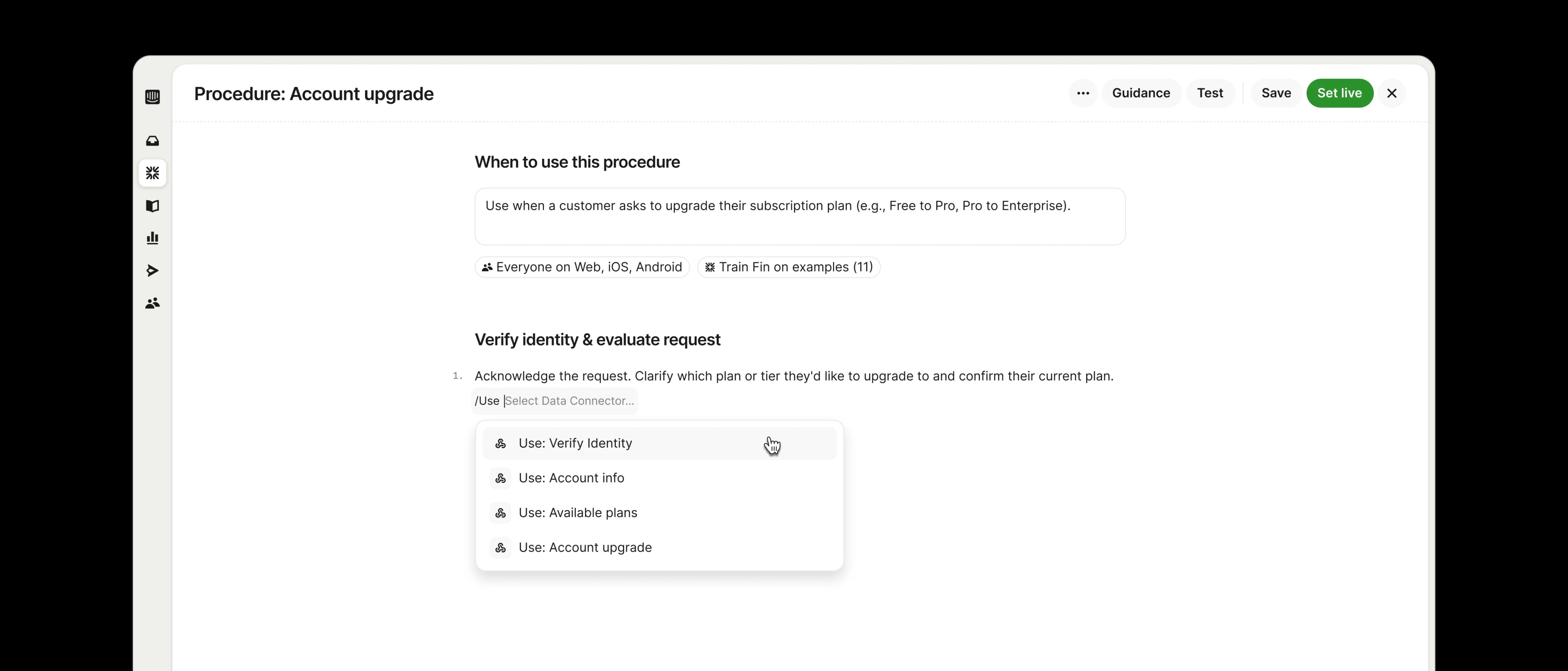 Train, Test, Deploy, Analyze workflow