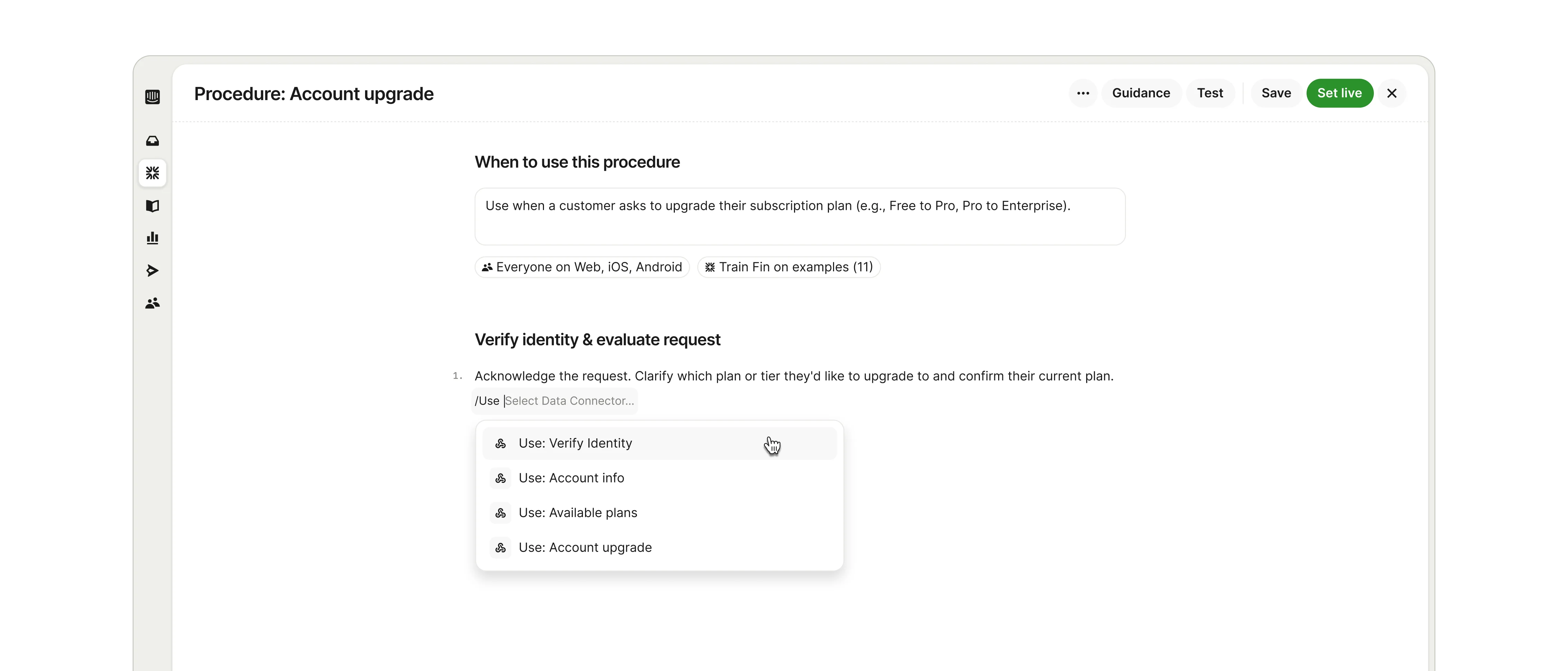 Train, Test, Deploy, Analyze workflow