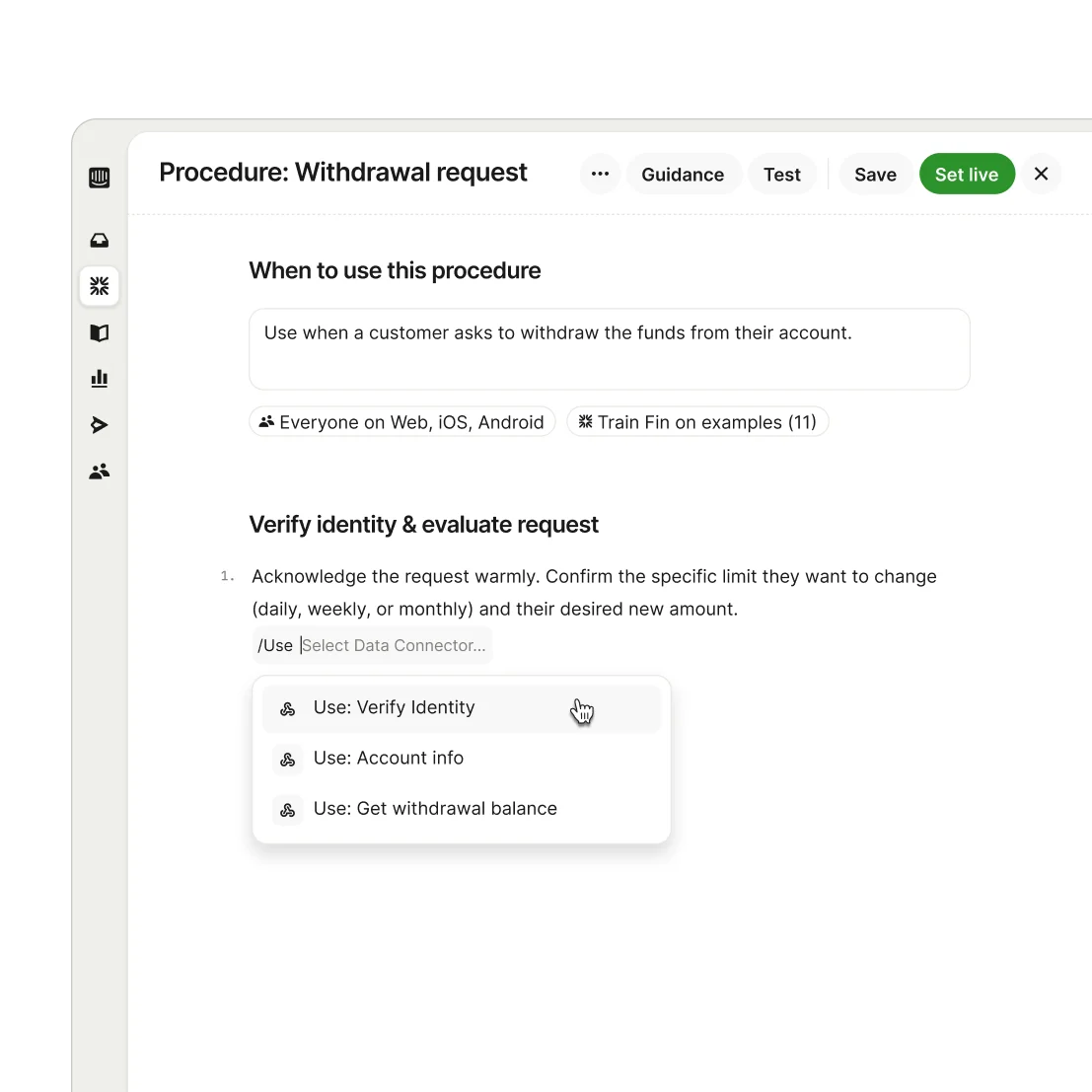 Fin handling complex queries with Procedures