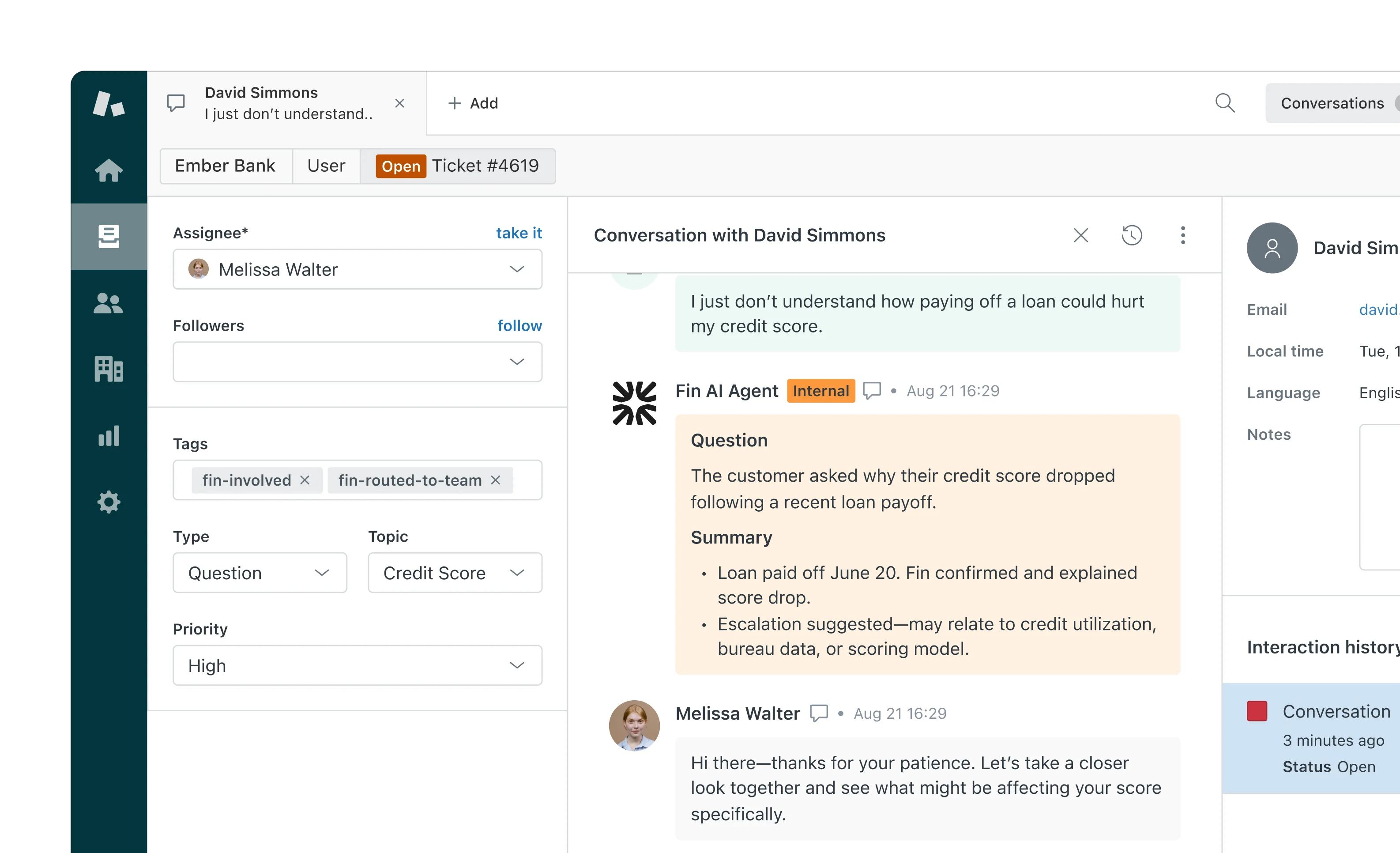 Collaborates with your human agents