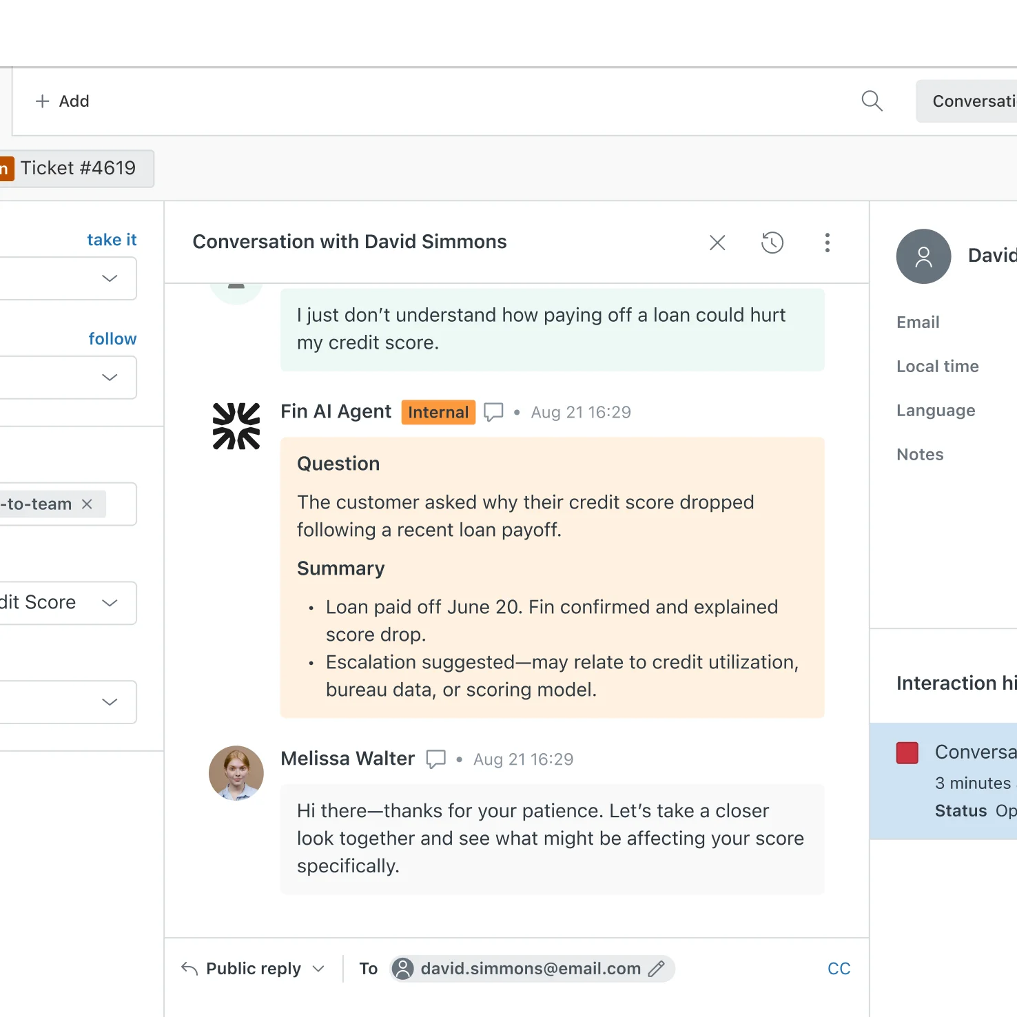 Collaborates with your human agents