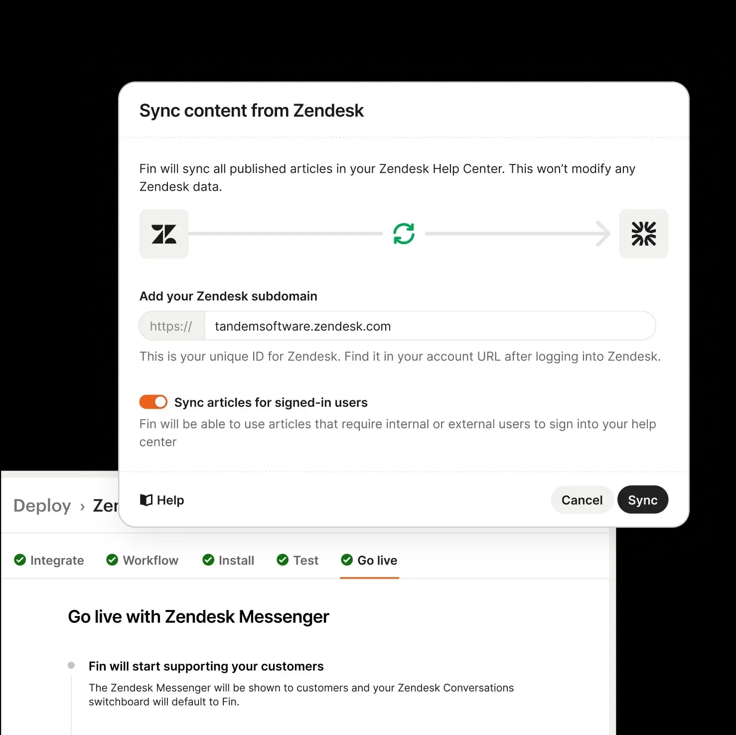 Go live in under an hour