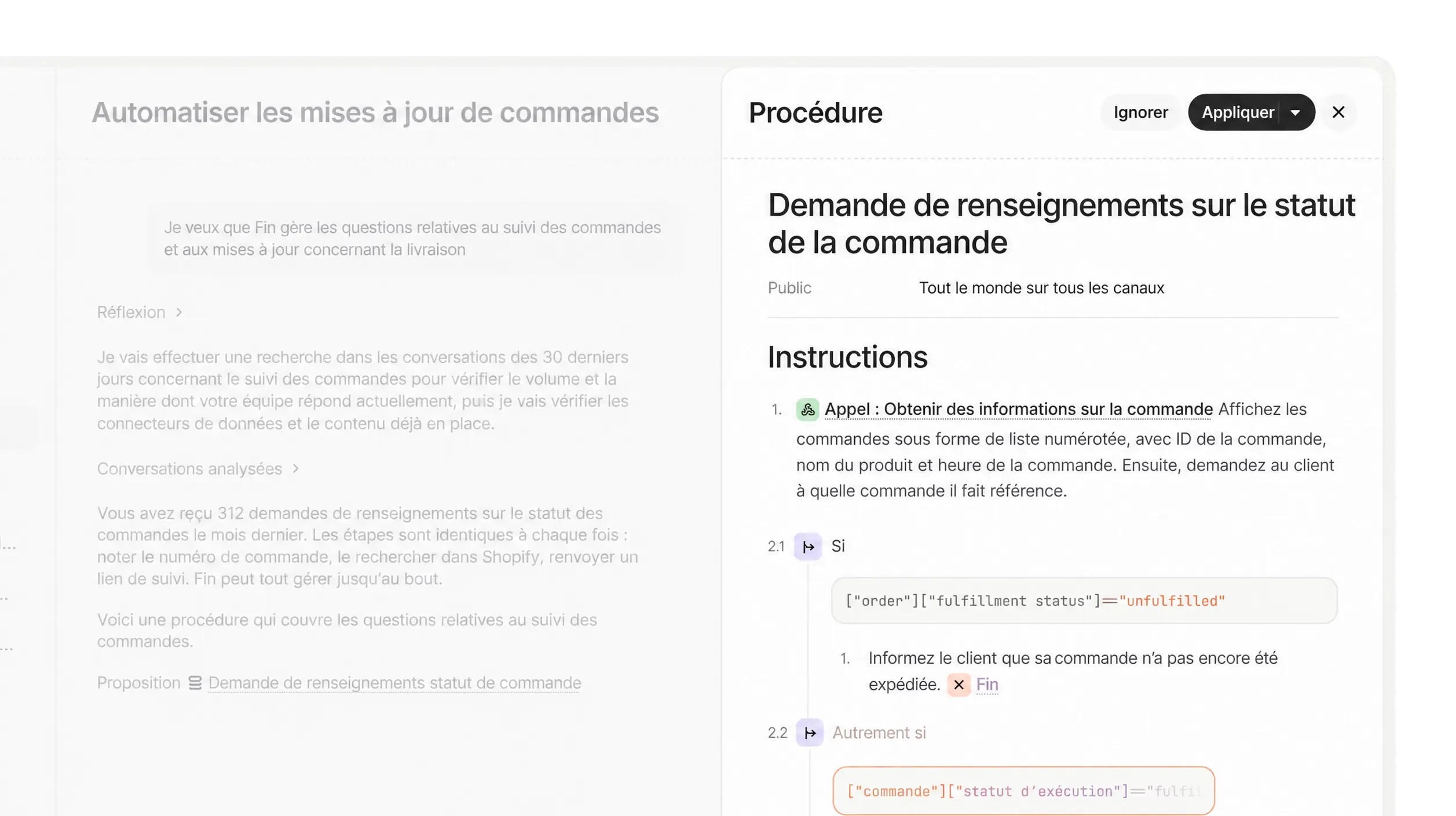 Operator conçoit une amélioration de Fin