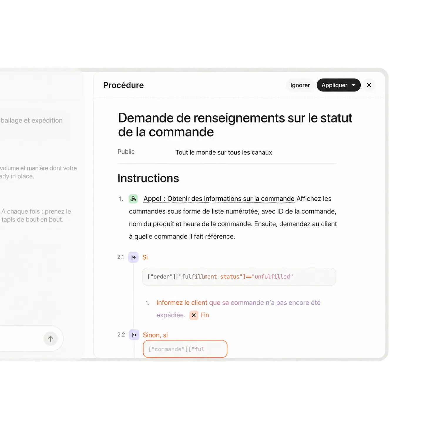 Automatisation d’Operator