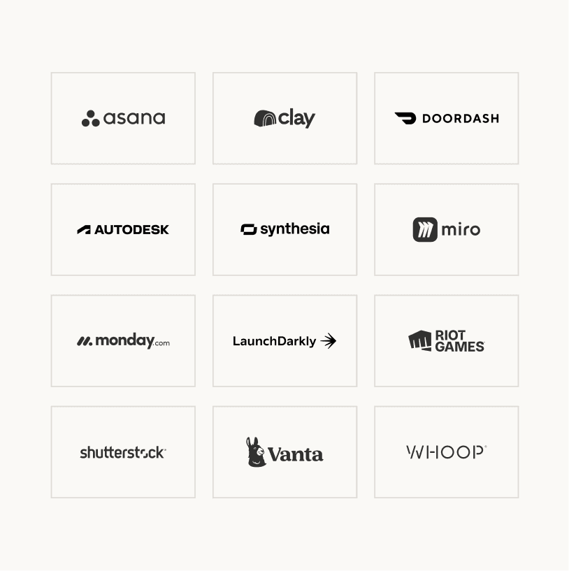 Proven at scale — company logos