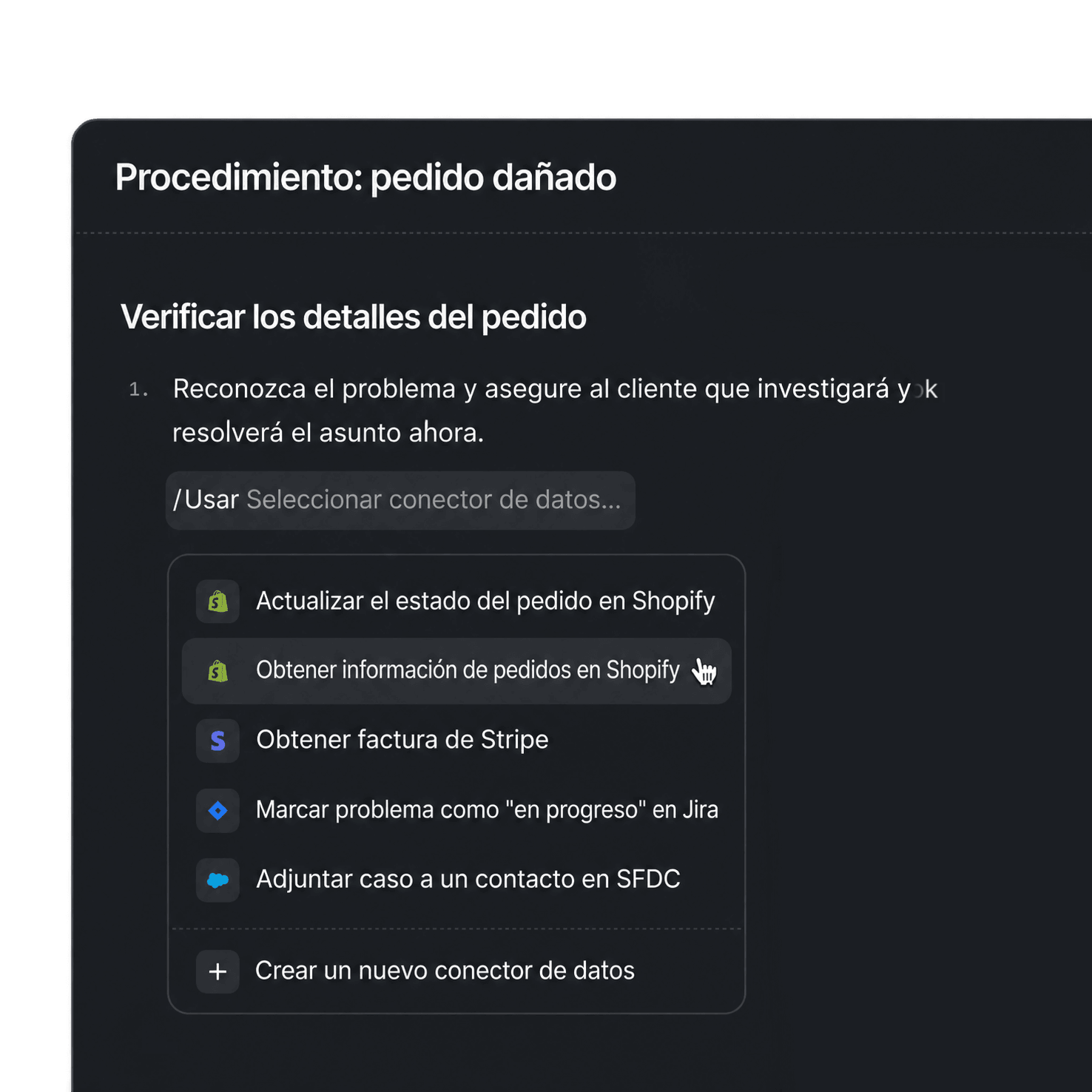 Conectores de datos