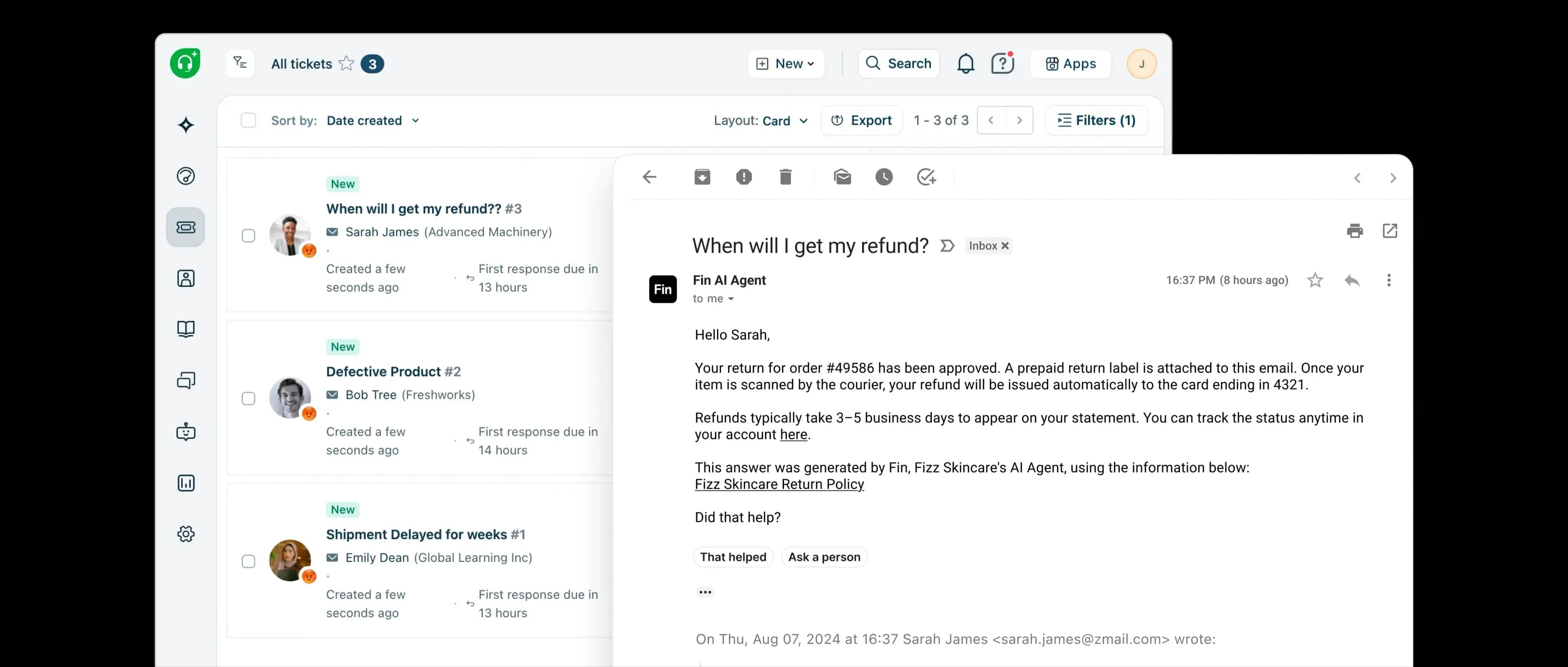 Fin for Freshdesk