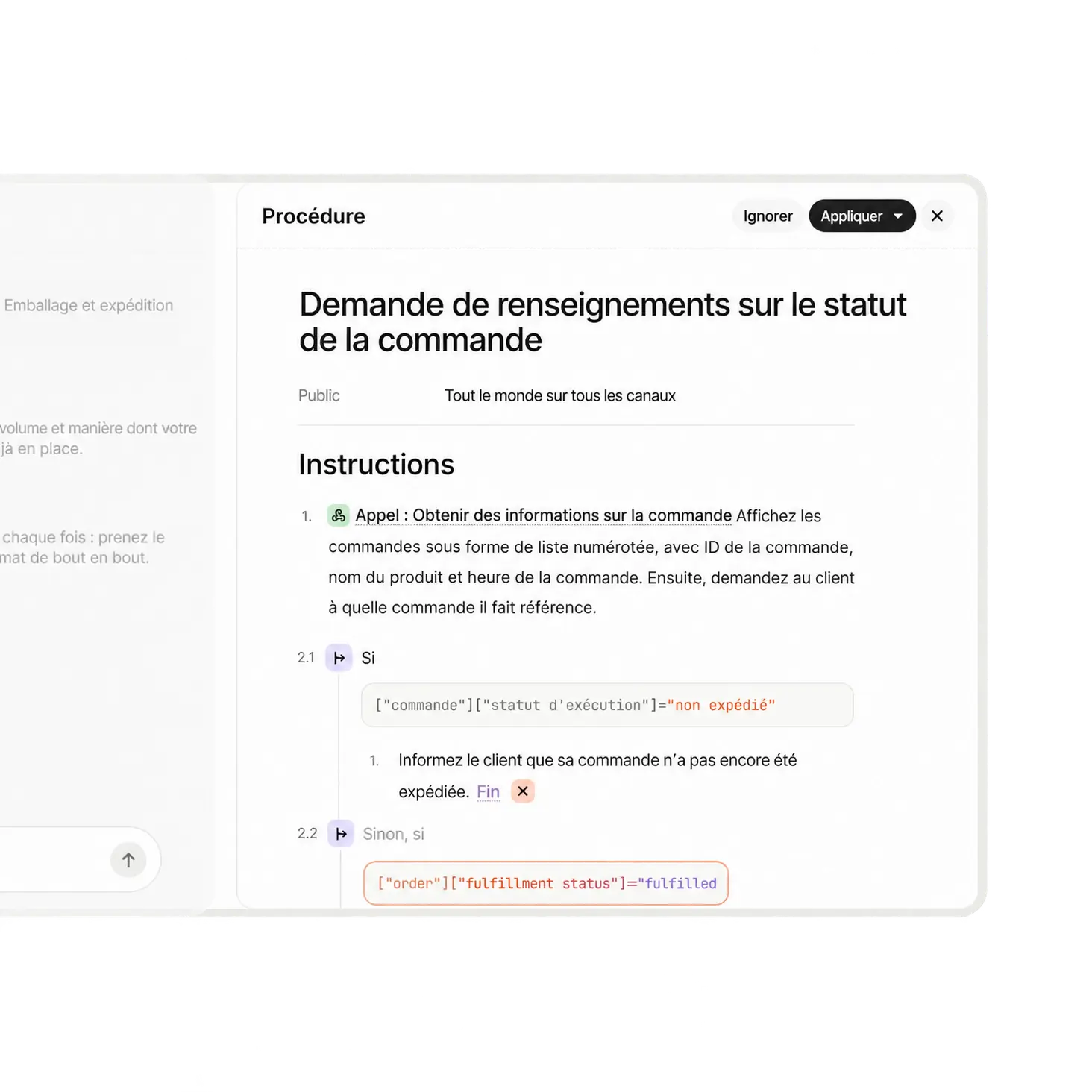 Operator conçoit une amélioration de Fin