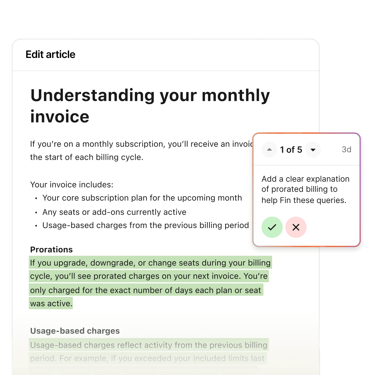 Recommendations overview showing prioritized improvement suggestions