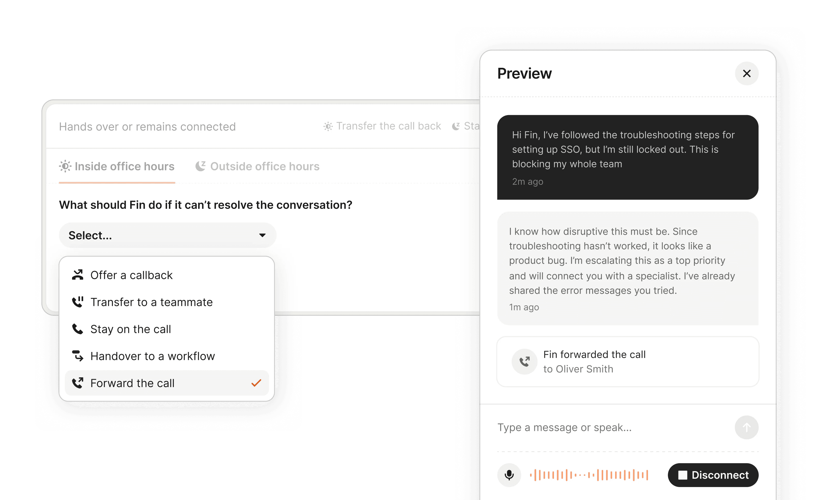 Test handoffs before launch