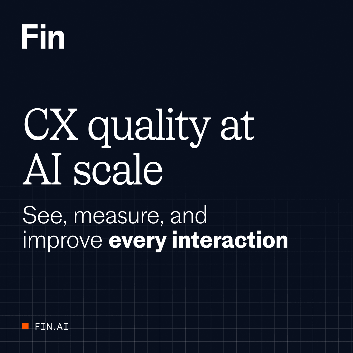 CX quality AI scale guide image